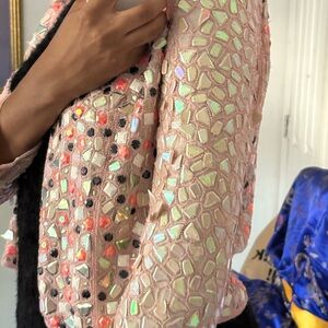 Sequin detailed blazer , mint condition perfect for Easter , going out , Sunday